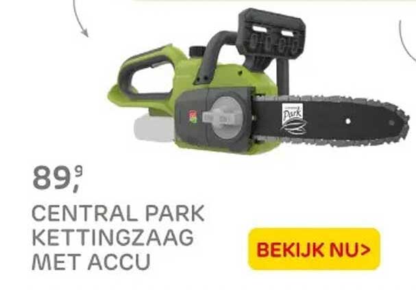 CENTRAL PARK KETTINGZAAG MET ACCU