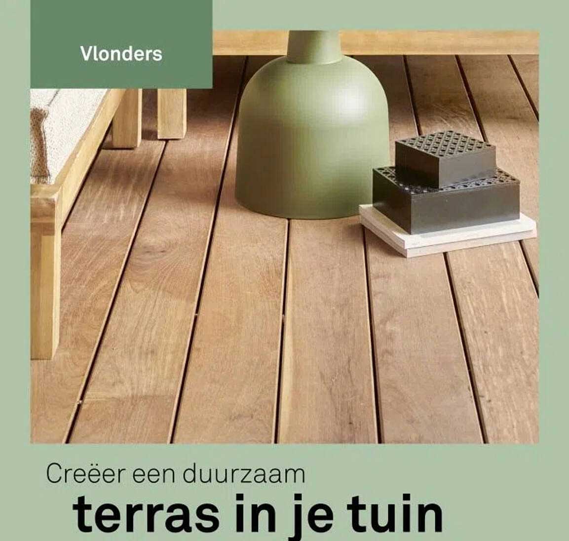 Creëer een duurzaam terras in je tuin