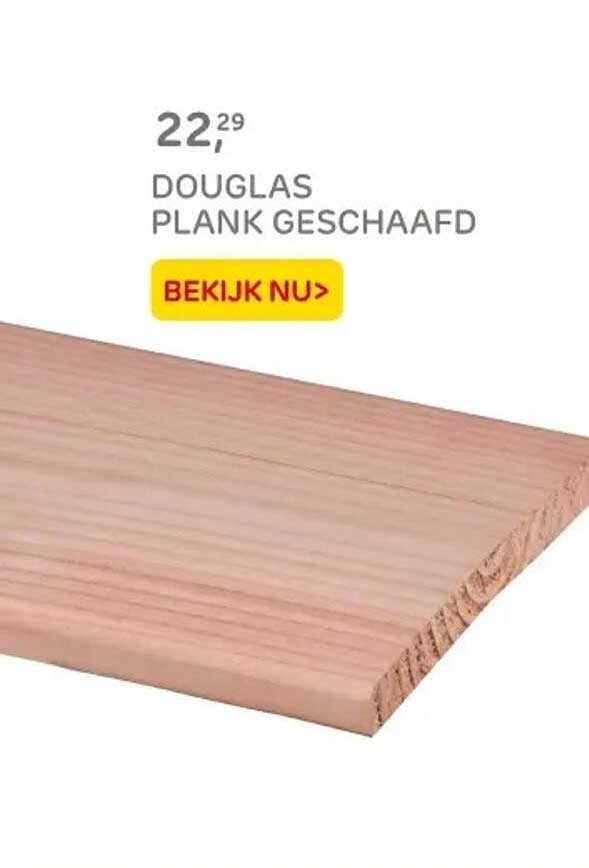 DOUGLAS PLANK GESCHAAFD