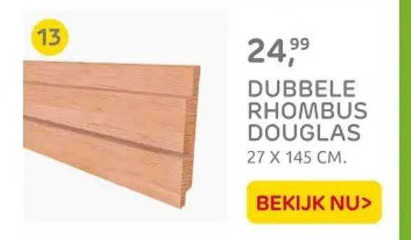DUBBELE RHOMBUS DOUGLAS
