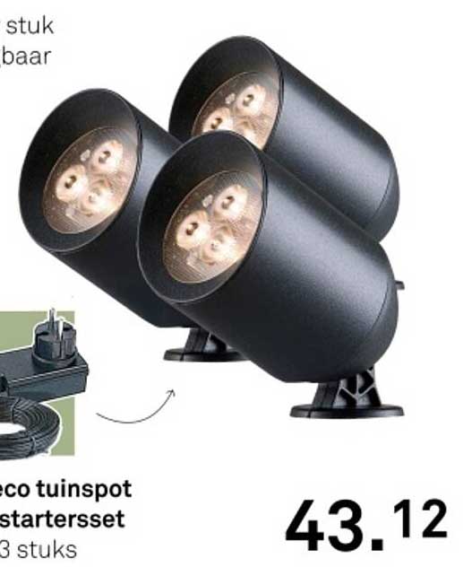Eco tuinspot starterset 3 stuks