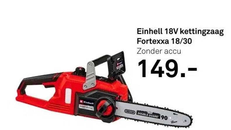 Einhell 18V kettingzaag Fortexxa 18/30