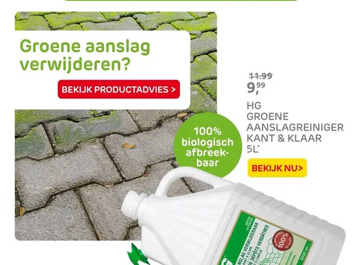 HG GROENE AANSLAGREINIGER KANT & KLAAR