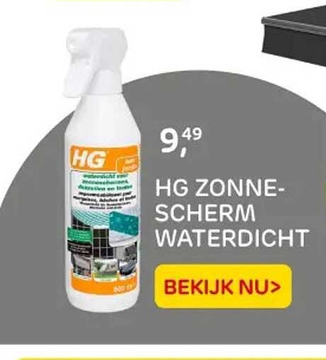 HG ZONNESCHERM WATERDICHT