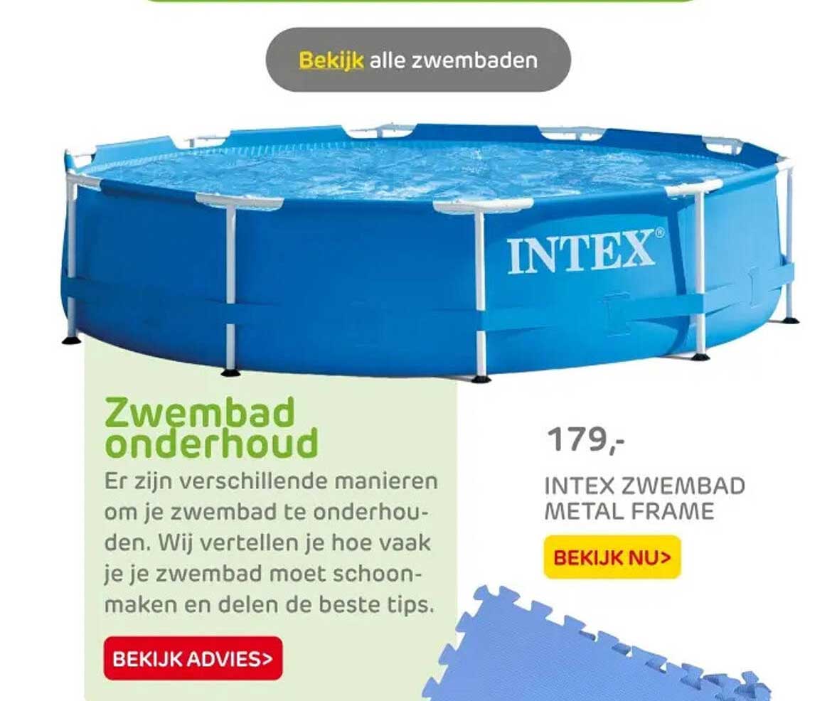 INTEEX ZWEMBAD METAL FRAME