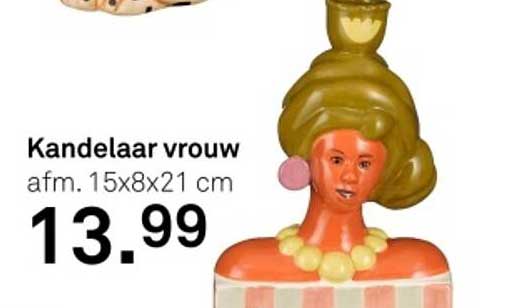 Kandelaar vrouw