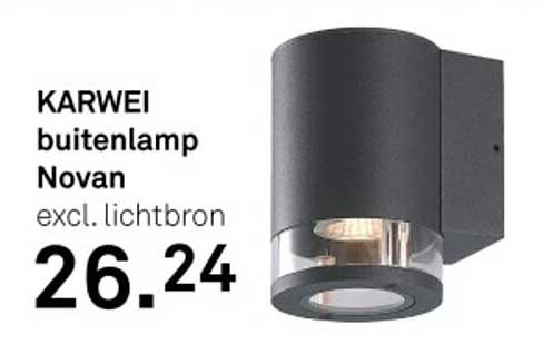 KARWEI buitenlamp Novan