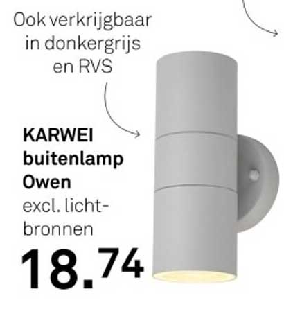 KARWEI buitenlamp Owen