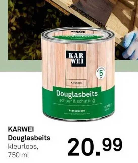 KARWEI Douglasbeits kleurloos