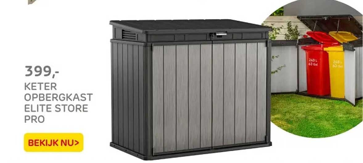 KETER OPBERGKAST ELITE STORE PRO