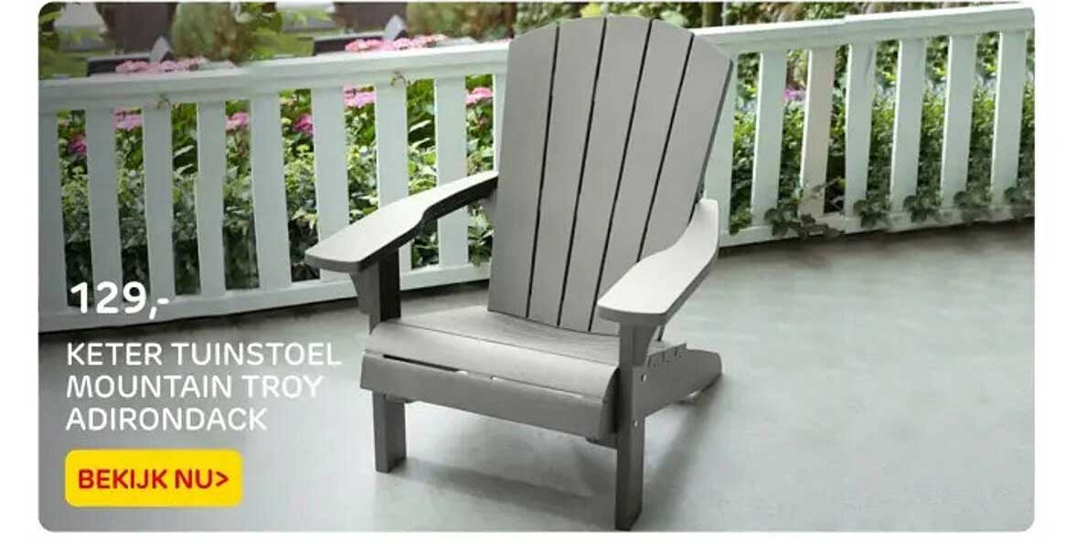 KETER TUINSTOEL MOUNTAIN TROY ADIRONDACK
