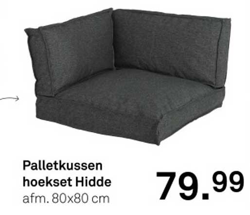 Palletkussen hoekset Hidde