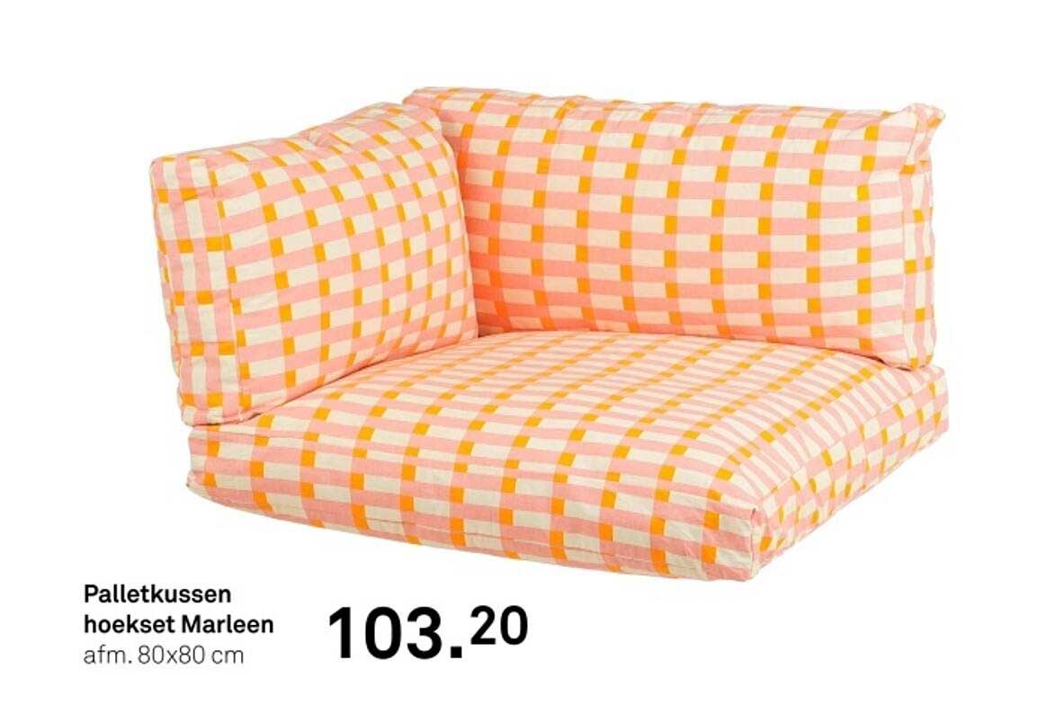 Palletkussen hoeksset Marleen