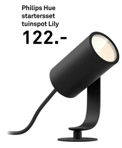 Philips Hue startersset tuinspot Lily