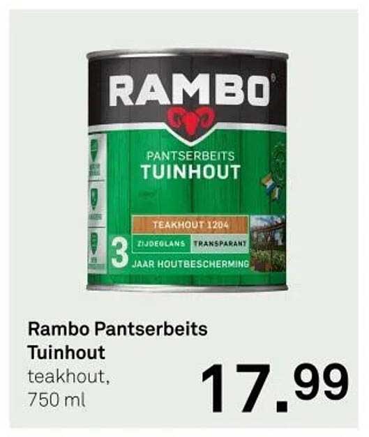 Rambo Pantserbeits Tuinhout