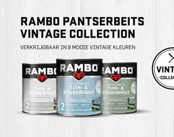 RAMBO PANTSERBEITS VINTAGE COLLECTION