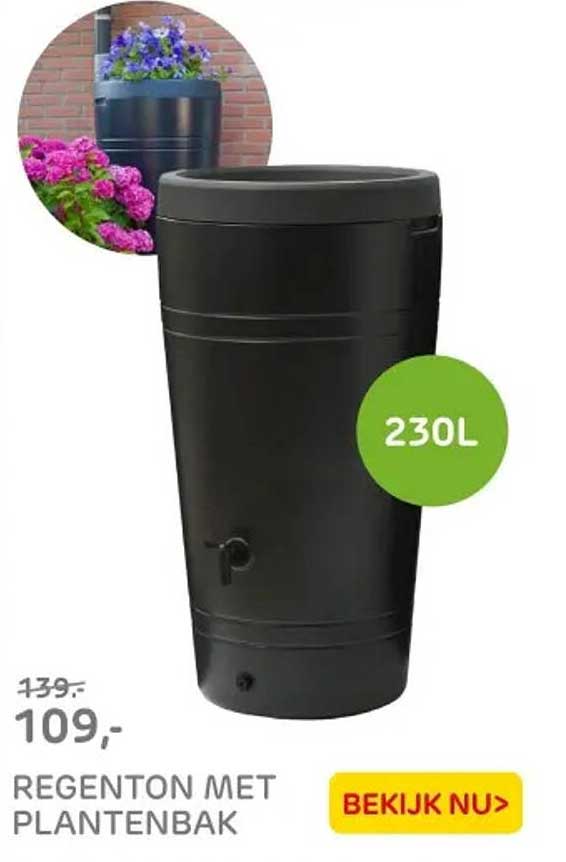 REGENTON MET PLANTENBAK