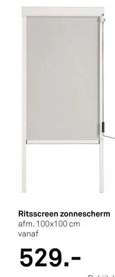 Ritsscreen zonnescherm