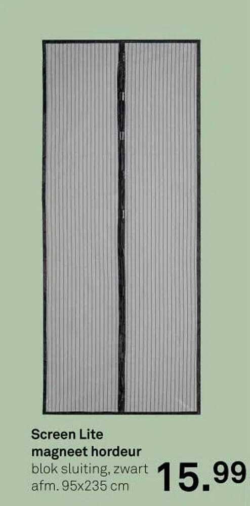 Screen Lite magneet hordeurscherm