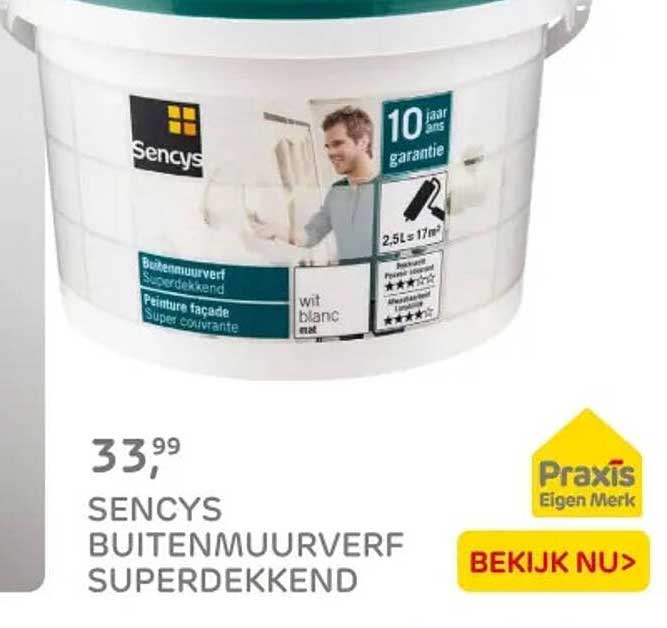 Sencys Buitenschilderverf Superdekkend