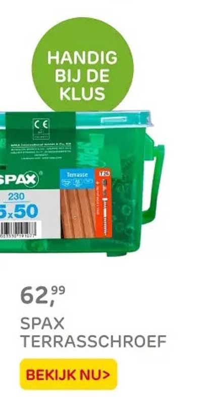 SPAX TERRASSCHROEF