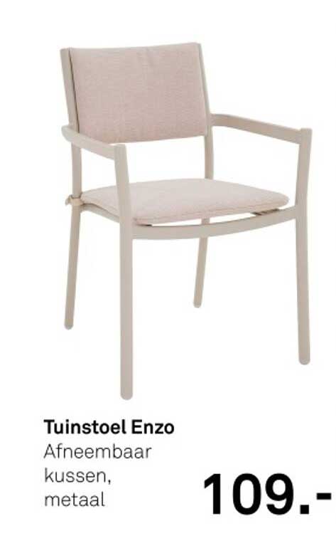 Tuinstoel Enzo