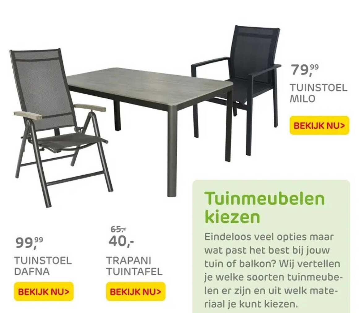 TUINSTOEL MILO