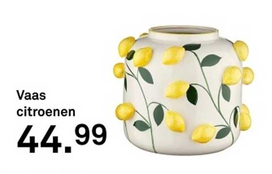 Vaas citroenen