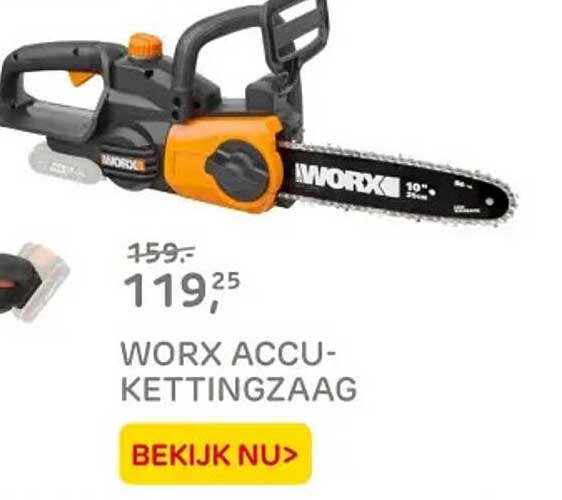 WORX ACCU-KETTINGZAAG