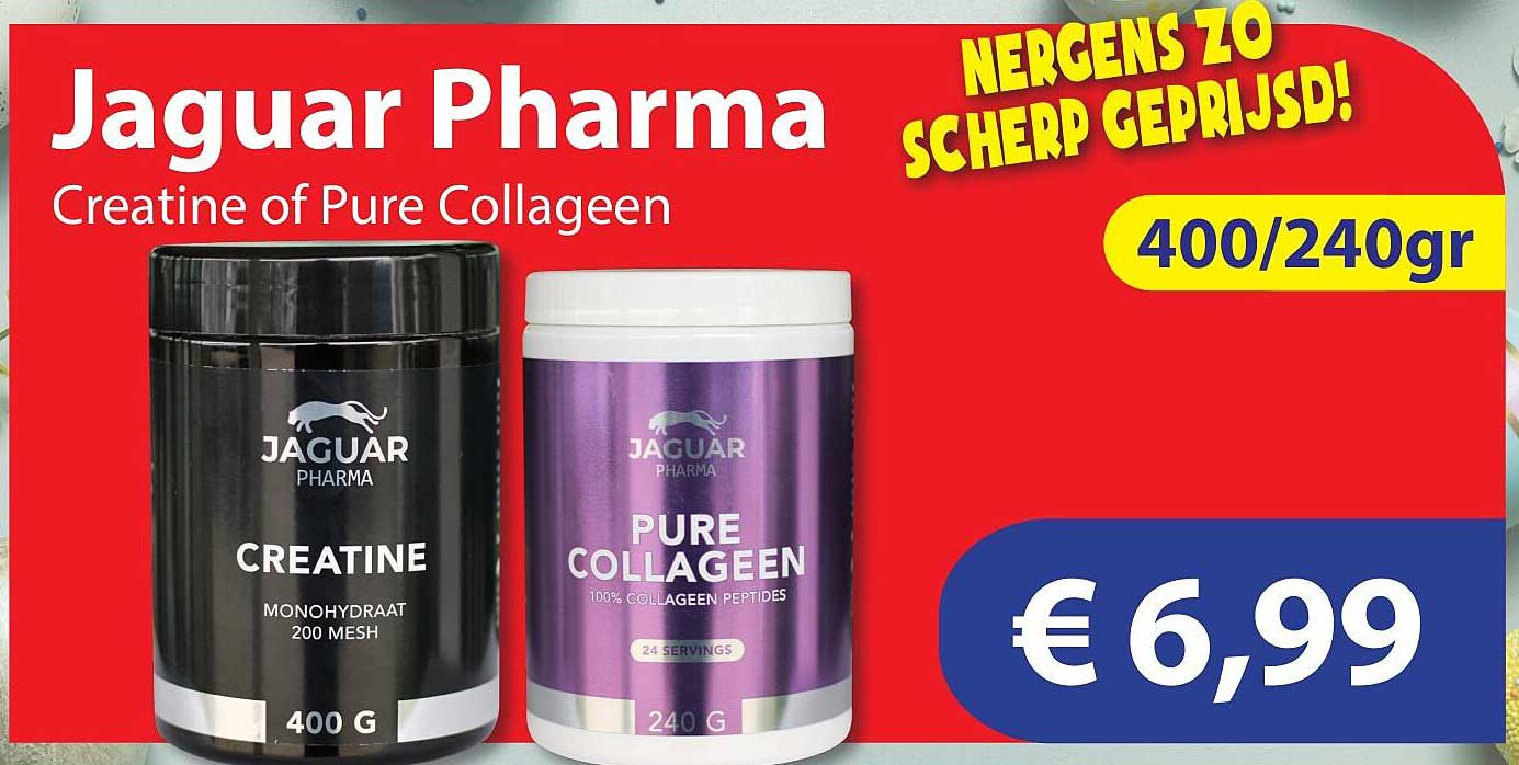 Jaguar Pharma Creatine of Pure Collageen