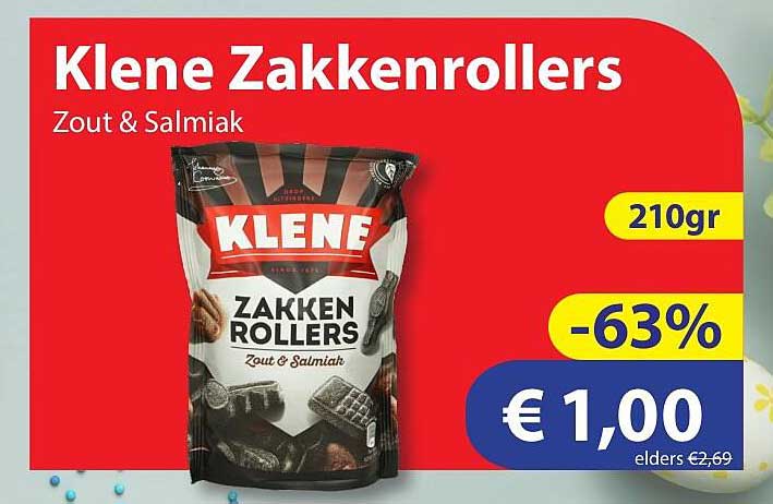 Klene Zakkenrollers Zout & Salmiak