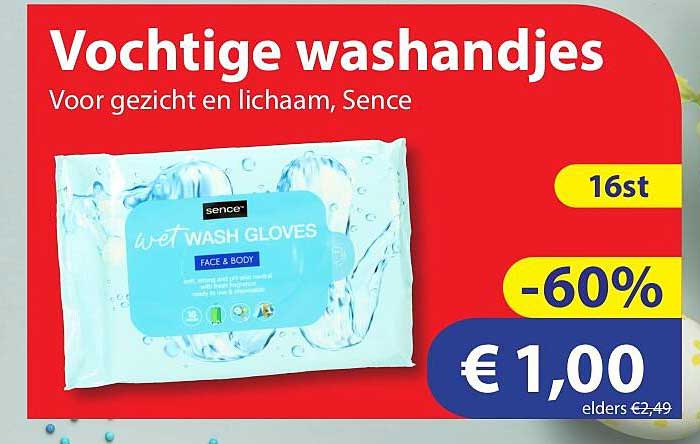 Vochtige washandjes