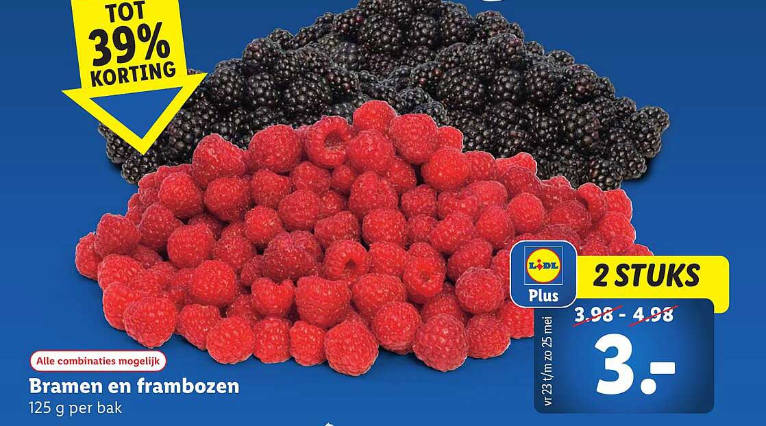 Bramen en frambozen