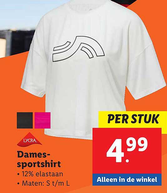 Dames-sportshirt