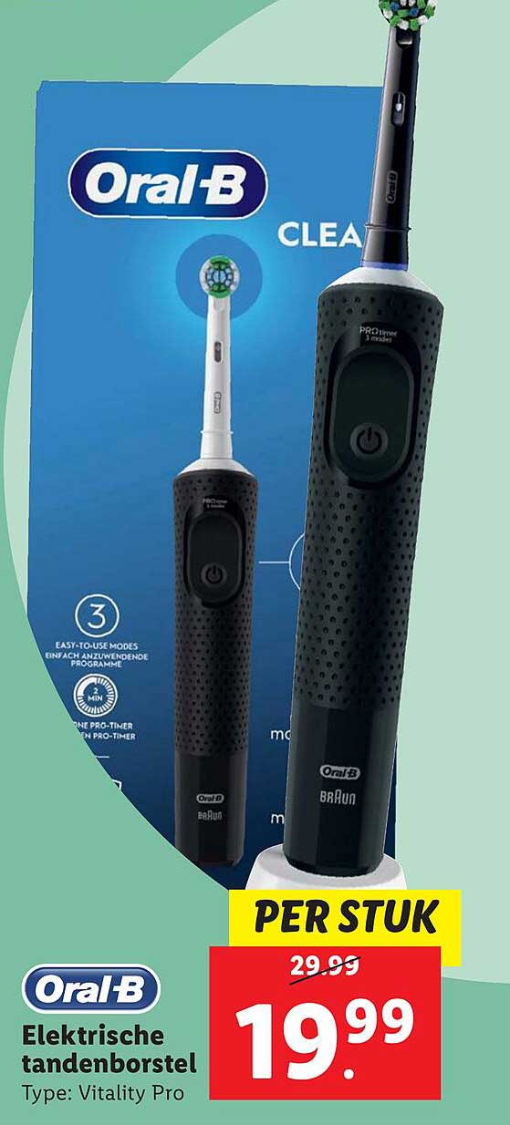 Elektrische tandenborstel Type: Vitality Pro