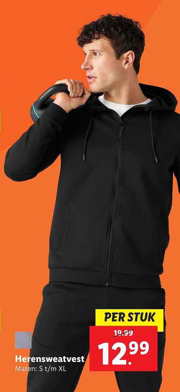 Herensweatvest
