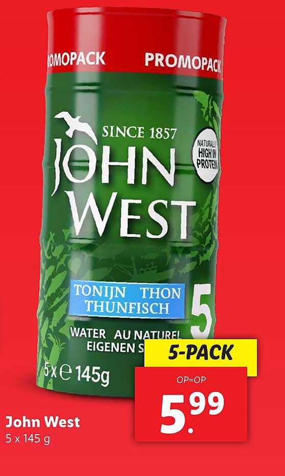 John West Tonijn 5-pack