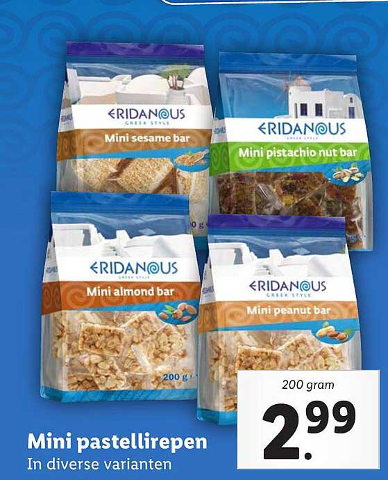Mini pastellirepen in diverse varianten