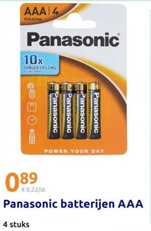 Panasonic batterijen AAA
