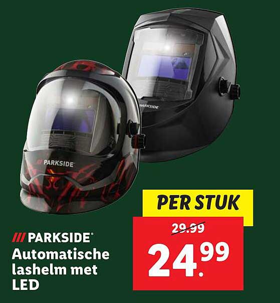 PARKSIDE Automatische lashelm met LED
