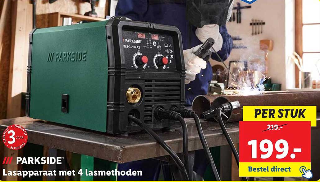 PARKSIDE Lasapparaat met 4 lasmethoden