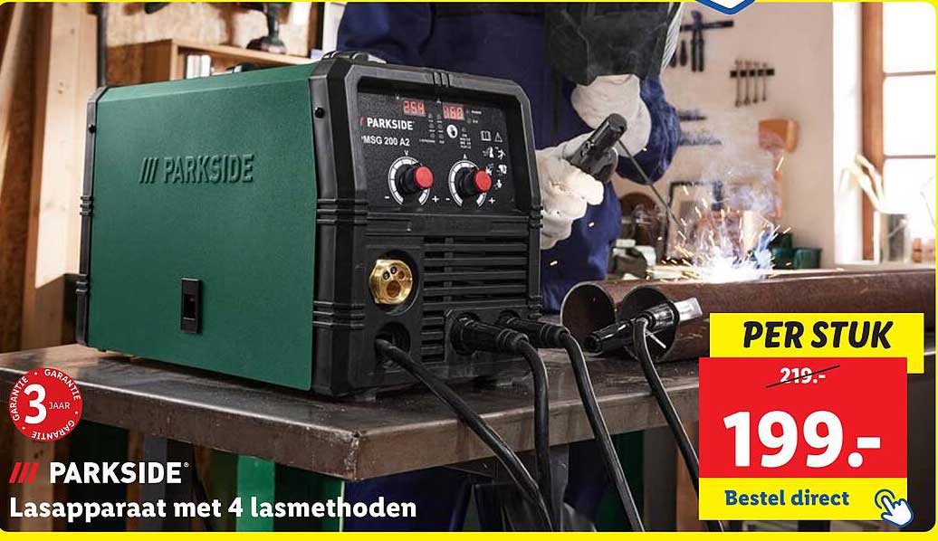 PARKSIDE Lasapparaat met 4 lasmethoden