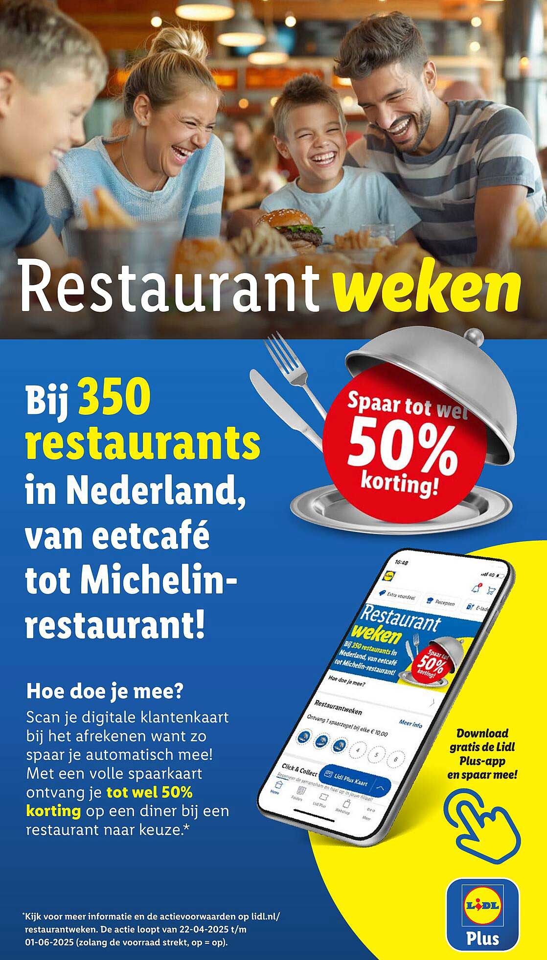 Restaurantweken: Spaar tot wel 50% korting!