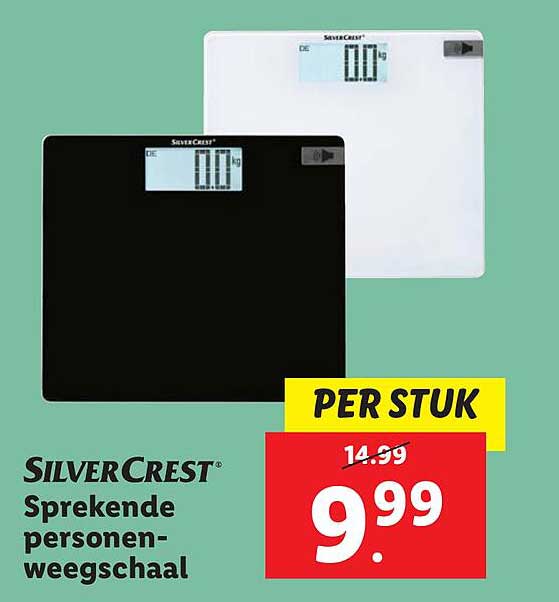SilverCrest Spreken personen-weegschaal