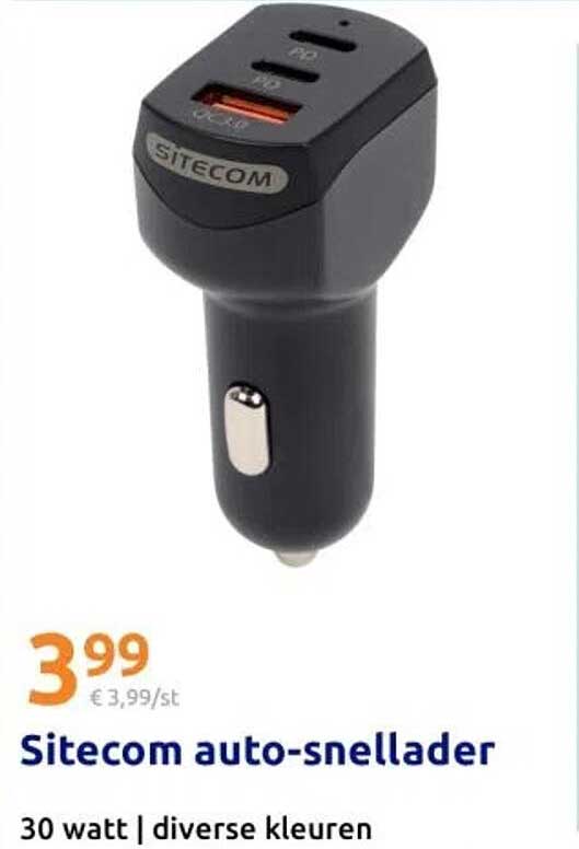 Sitecom auto-snellader