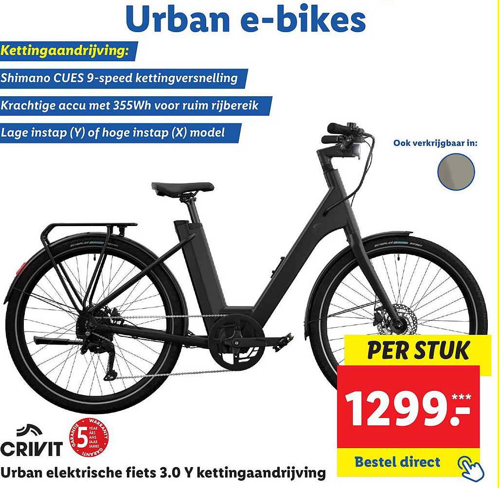 Urban e-bikes