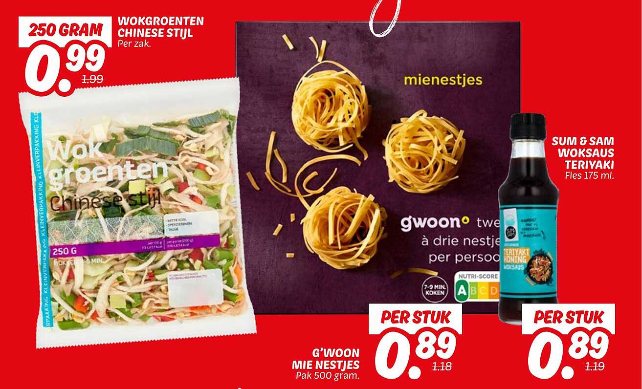 Wokgroenten Chinese stijl Per zak