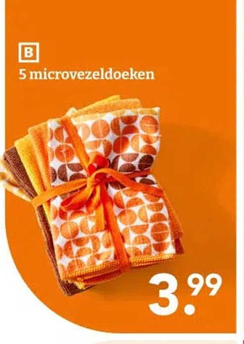 5 microvezeldoeken