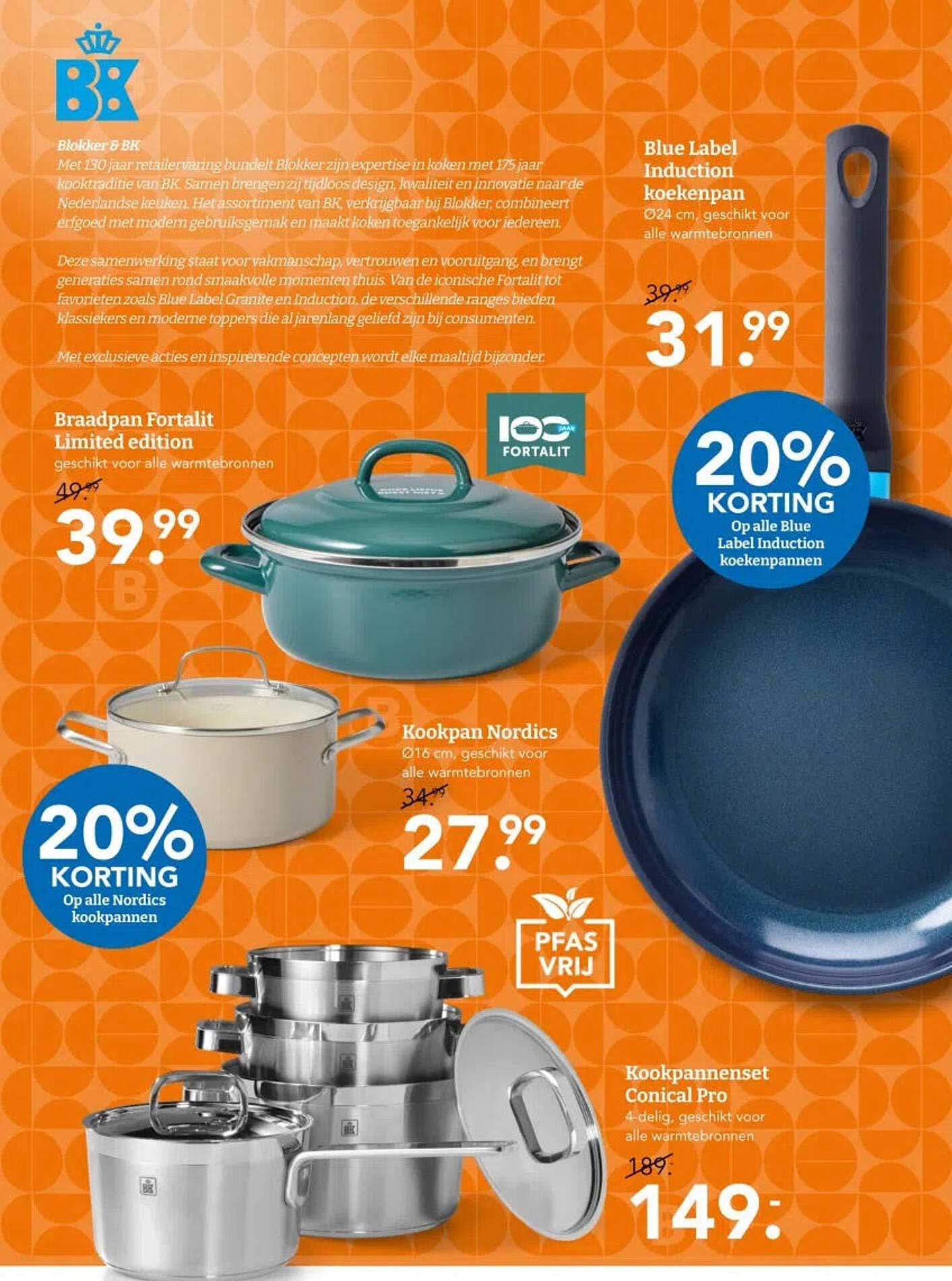 Blue Label Induction koekenpan
