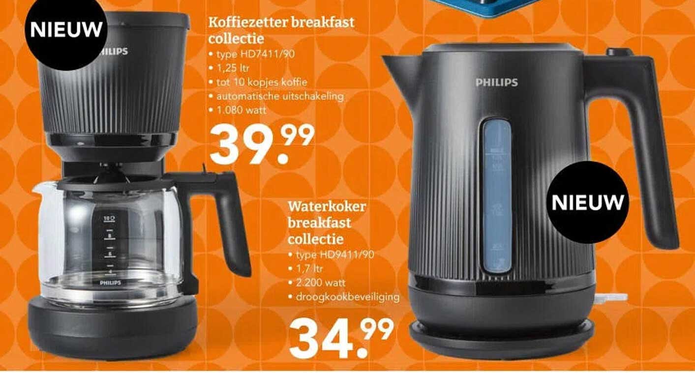 Koffiezetter breakfast collectie